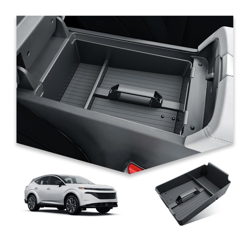 BIBIBO for 2025 Murano Center Console Organizer 2025 Nissan Murano SV/SL/Platinum Console Tray 2025 Murano Insert Glove Pallet Organizer 2025 Nissan Murano Accessories 2025 Murano Armrest Organizer - Image 1